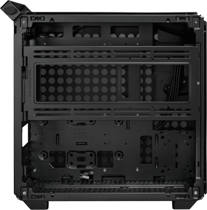Cooler Master Qube 500 Flatpack Black, schwarz, Glasfenster
