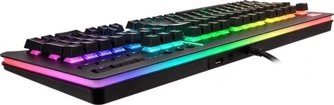 Thermaltake Level 20 RGB Titanium Gaming Keyboard grau, MX SPEED RGB Silver, USB, US