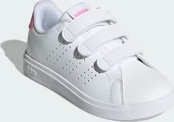 adidas Advantage Base 2.0 cloud white/bliss pink/core black (Junior)