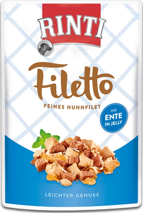 Finnern Rinti Filetto Huhn und Ente in Jelly, 100g