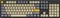 Keychron OEM Dye-Sub Keycap-Set Wheat Gray - Version B, Kunststoff (PBT), Wheat Gray, beige/grau/gelb, 114 Tasten, ANSI-US Vorschaubild