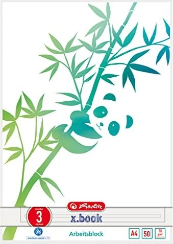 Herlitz x.book Arbeitsblock GREENline A4