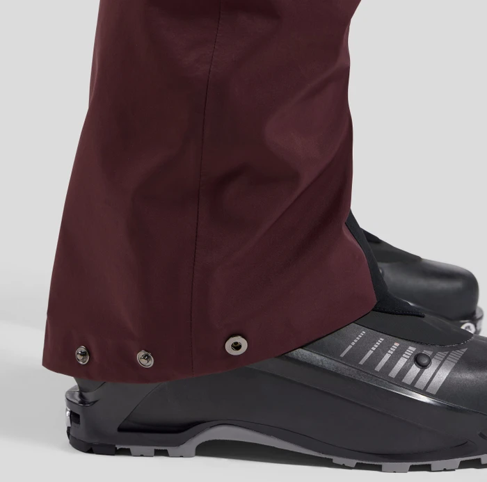 Odlo X-Alp 3L Hardshell Skihose lang fudge (Herren)