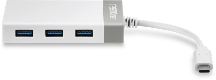 TRENDnet TUC-H4E USB-Hub, 4x USB-A 3.0, USB-C 3.0 [Stecker]