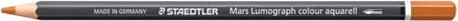Staedtler Mars Lumograph colour aquarell 104 Aquarellstift siena, Kartonetui, 6er-Pack