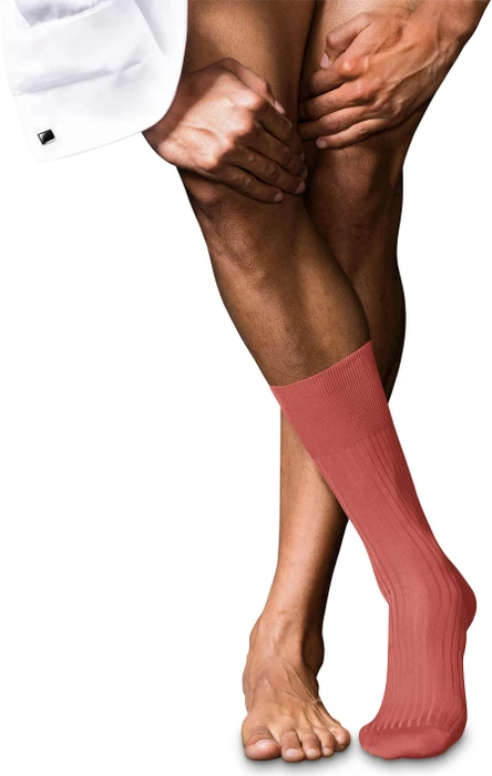 Falke No. 10 Pure Fil d'Écosse Socken lobster (Herren)