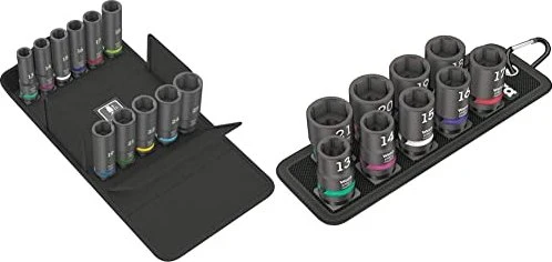 Wera 8790 C Impaktor Deep Set 1 Steckschlüsselsatz inkl. Tasche, 11-tlg.