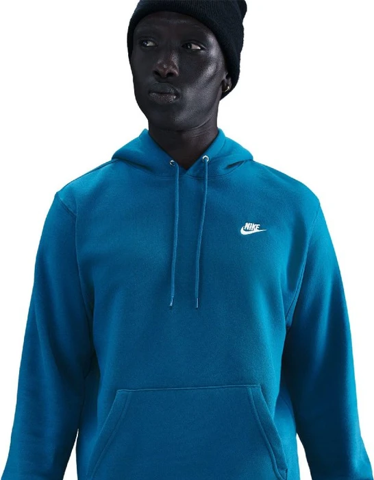 Nike Club Fleece Hoodie green abyss/white (Herren)
