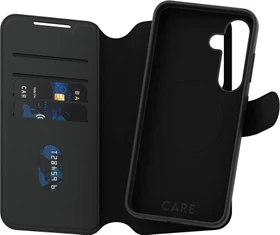 PanzerGlass Care Feature Case Tango Two-in-One Wallet Magnetic Qi für Samsung Galaxy S25 schwarz