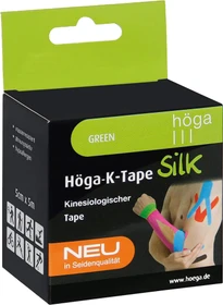 Höga Höga-K-Tape Silk Rolle 5cm x 5m grün, 1 Stück