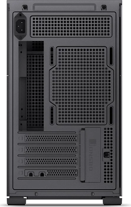Jonsbo D31 Mesh Black, schwarz, Glasfenster