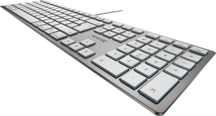 Cherry KC 6000 Slim for Mac-C, silber, USB, DE