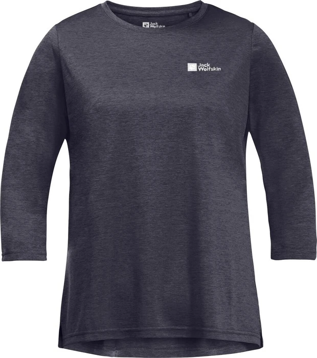 Jack Wolfskin Crosstrail Funktionsshirt 3/4 graphite (Damen)