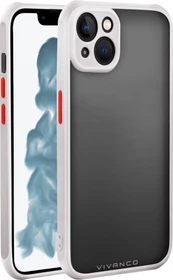 Vivanco Frosted Cover für Apple iPhone 14 transparent/grau