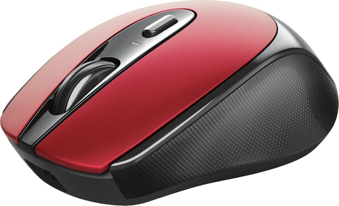 Trust Zaya Rechargeable Wireless Mouse rot/schwarz, USB