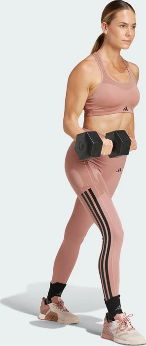 adidas TLRD Impact Training High Support Sport-BH warm clay (Damen)