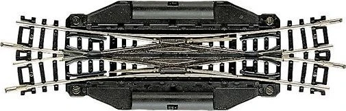 Fleischmann - Spur N - Elektrische Doppelkreuzungsweiche 15°