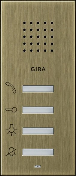 Gira System 55 Wohnungsstation AP, Innenstation, Aufputz, Bronze