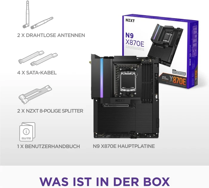 NZXT N9 X870E Black (AMD AM5)