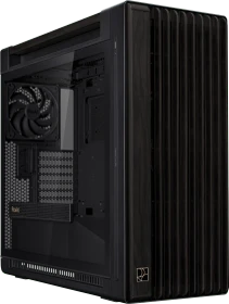 ASUS ProArt PA602 Wood Edition, schwarz/braun, Tempered Glass Panel, Glasfenster (90DC00J0-B09010)