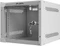 Lanberg WF10 Series 10" Rack Wandschrank 4HE, hängend, Flatpack, Glastür, IP20, RAL 7035, 310mm tief Vorschaubild