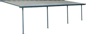 Palram Canopia Feria Terrassenüberdachung 851x300cm grau