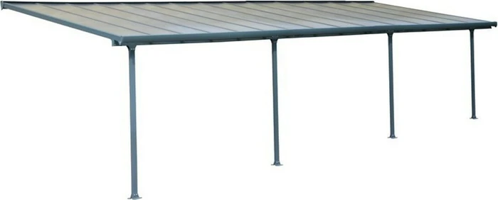 Palram Canopia Feria Terrassenüberdachung 851x300cm grau