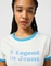 Wrangler Ringer T-Shirt kurzarm vintage white (Damen) Vorschaubild