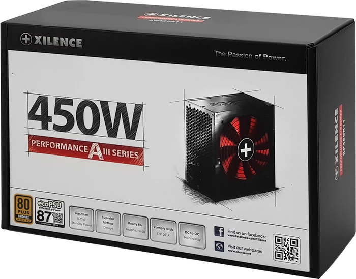 Xilence Performance A+ III Serie XP450R11 450W, ATX 2.52