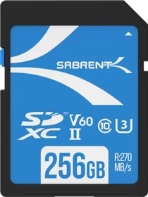 Sabrent Rocket V60 R270/W170 256GB, UHS-II U3, Class 10