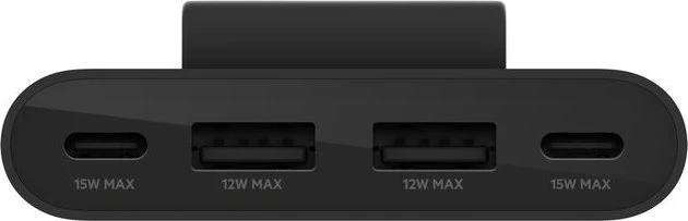 Belkin BoostCharge 4-Port USB Splitter, schwarz, USB-C [Stecker]