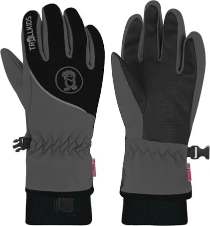 Trollkids Trolltunga Handschuhe dark grey (Junior)