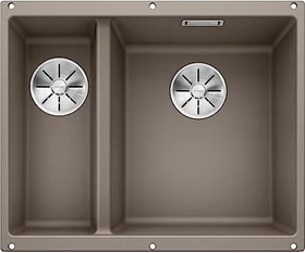 Blanco Subline 340/160-U InFino Unterbau Becken rechts tartufo