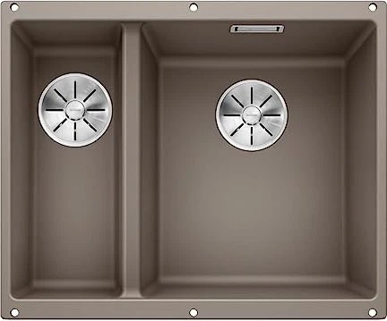 Blanco Subline 340/160-U InFino Unterbau Becken rechts tartufo