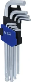 Brilliant Tools Innensechskant Winkelschlüsselsatz, 9-tlg.