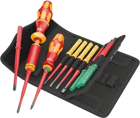 Wera Kraftform Kompakt VDE 16 Torque Bitset inkl. Tasche, 16-tlg.