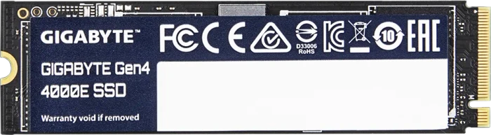 GIGABYTE Gen4 4000E SSD 250GB, M.2 2280 / M-Key / PCIe 4.0 x4