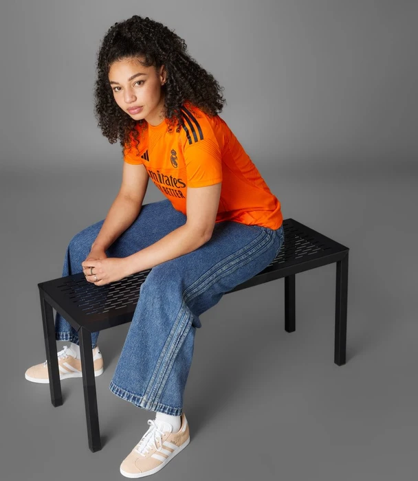 adidas Real Madrid 2024/2025 Auswärtstrikot crew orange (Damen)