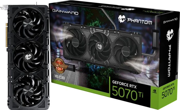 Gainward GeForce RTX 5070 Ti Phantom GS, 16GB GDDR7, HDMI, 3x DP