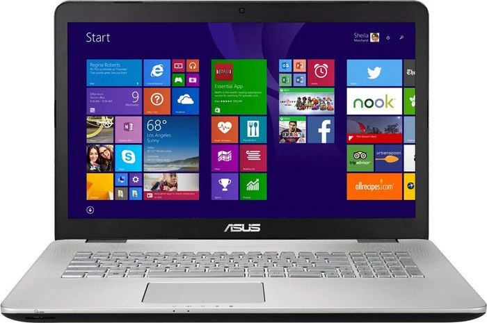 ASUS N751JX-T4092H, Core i7-4720HQ, 8GB RAM, 128GB SSD, 1TB HDD, GeForce GTX 950M, DE