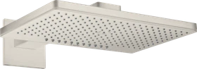 Hansgrohe Axor ShowerSolutions Kopfbrause 460/300 2jet eckig mit Brausearm edelstahloptik