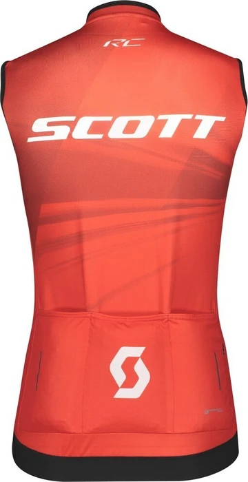 Scott RC Pro Trikot ärmellos fiery red/white (Herren)