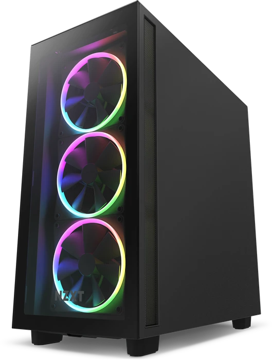 NZXT H7 Elite Black, schwarz, Glasfenster
