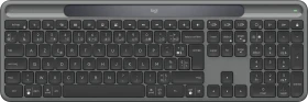 Logitech Signature Slim Solar+ K980, Grafit, USB/Bluetooth, FR