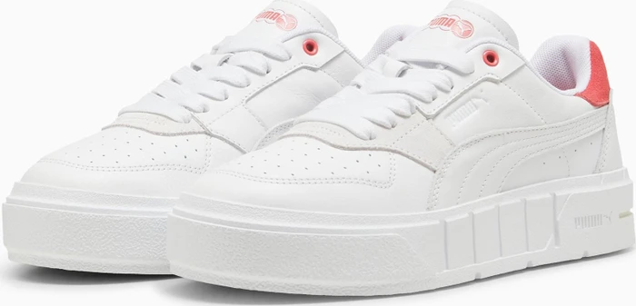 Puma Cali Court Match puma white/tart cherry (Damen)
