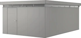 Biohort CasaNova 4x6 Gerätehaus Türanschlag links quarzgrau-metallic