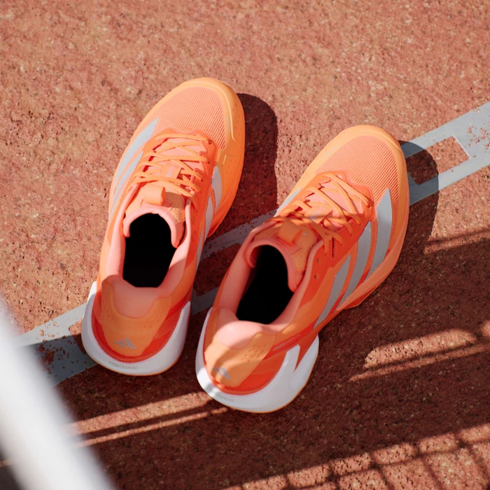 adidas Adizero Ubersonic 5 lucid orange/silver metalic/core black (Herren)