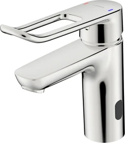 Hansa HansaClinica Hybrid Einhand-Waschbeckenarmatur mit Sensor chrom