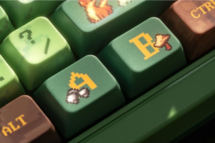8BitDo Retro 87 Mechanical Keyboard, Forest Wonder, grün, Core Green Tactile, USB/Bluetooth, US