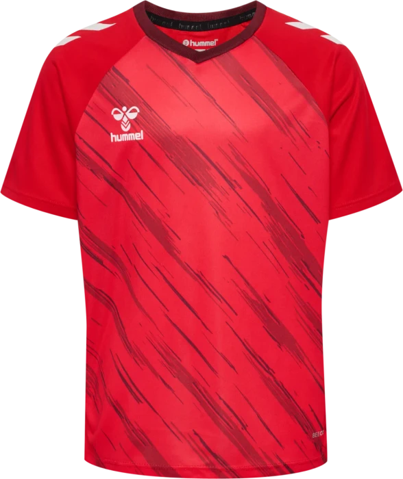 hummel Match Triumph Trikot kurzarm true red/zinfandel (Junior)